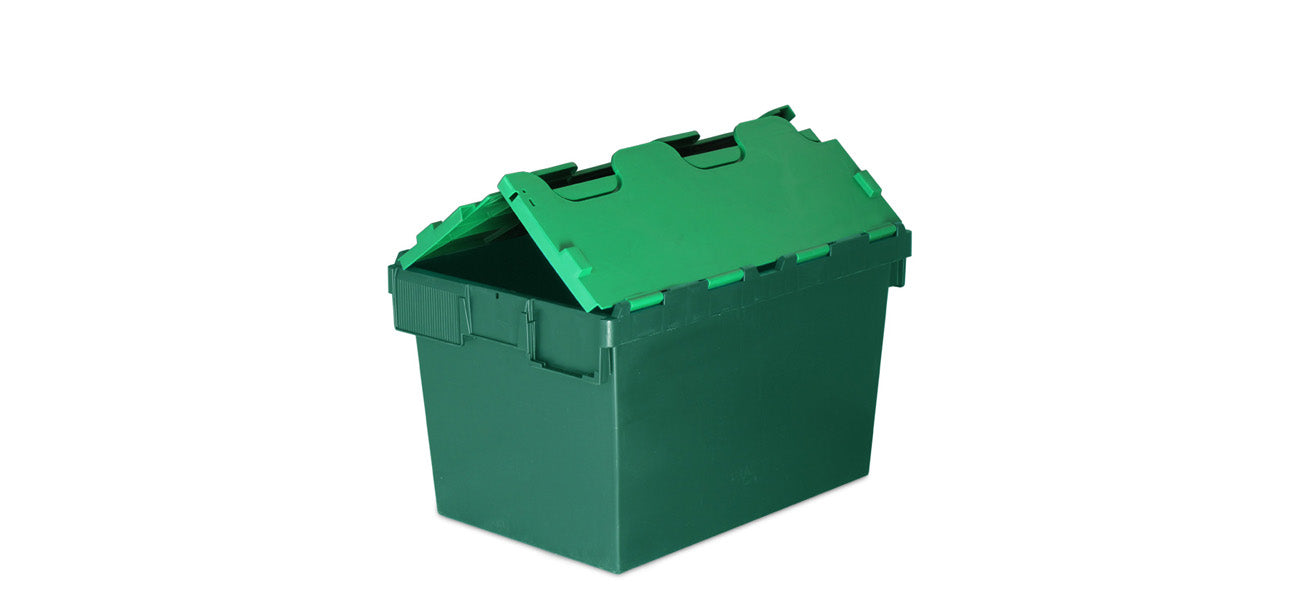 *Pallet of 80*  64L Attached Lid Container Original Totebox (600x400x365mm)