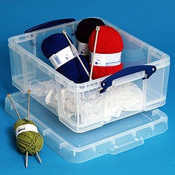 18L Really Useful Plastic Storage Box (480l x 390w x 200h mm)