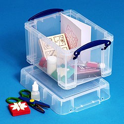 *Bundle of 15* 3L Really Useful Plastic Storage Box (245l x 180w x 160h mm)