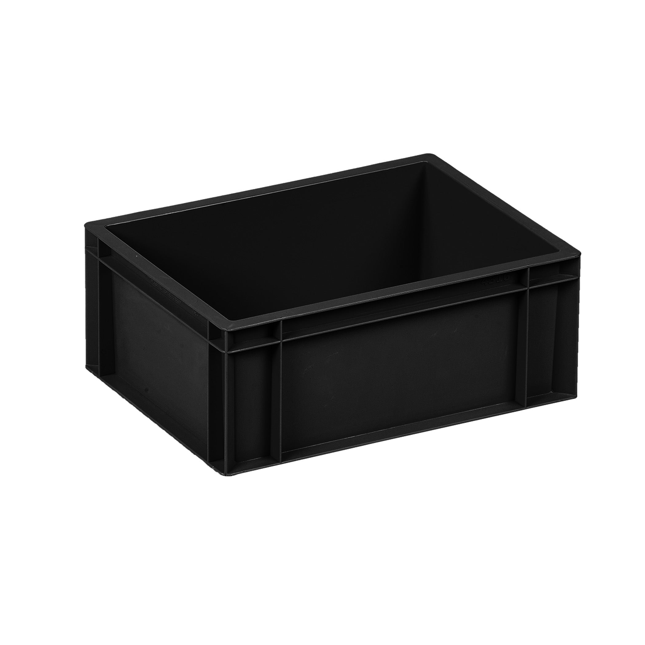 15L Original Totebox Euro Stacking Container (400l x 300w x 175h mm) Black