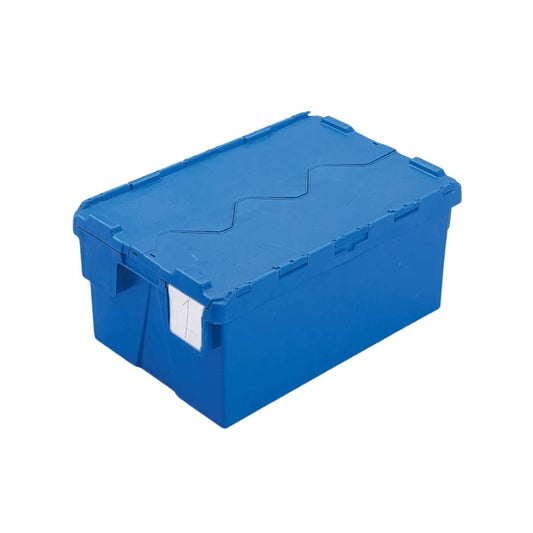 *Bundle of 6* 48L Attached Lid Container (600 x 400 x 264h mm)