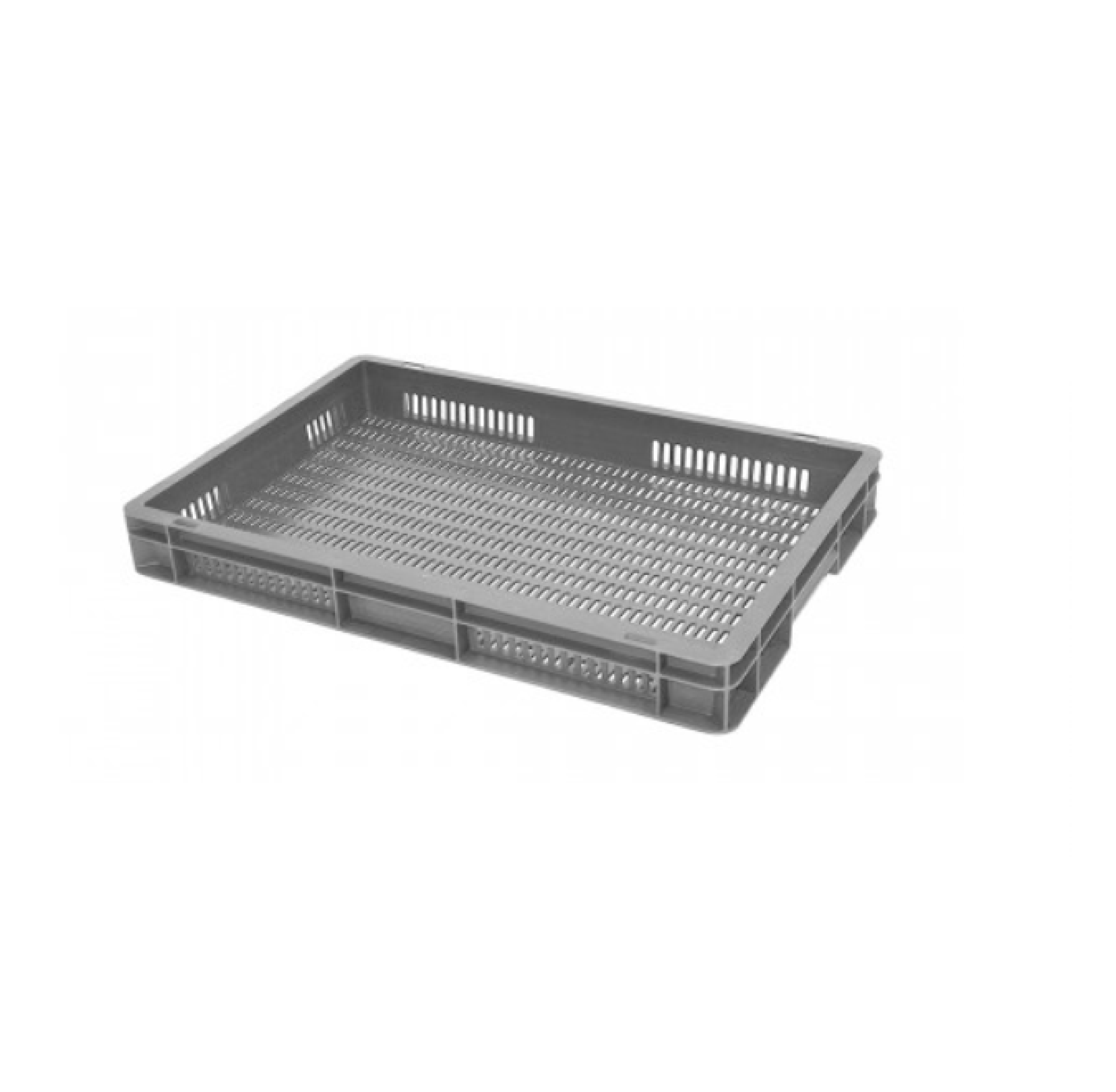 12L Ventilated Euro Stacking Container (600l x 400w x 80h mm)