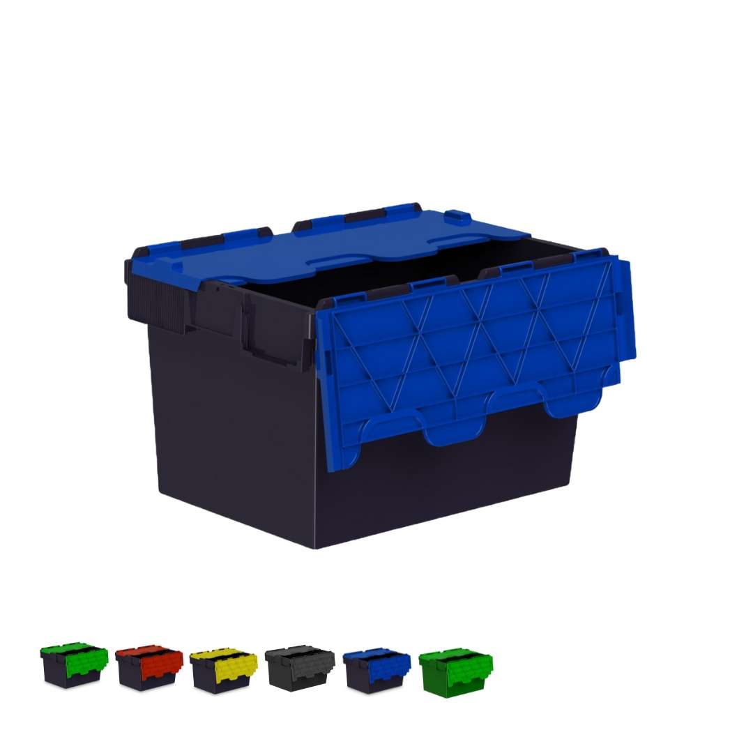 64L Attached Lid Container Original Totebox  (600 x 400 x 365h mm)