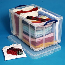 84L Really Useful Plastic Storage Box (710l x 440w x 380h mm)