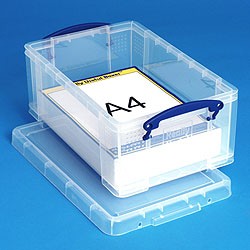 9L Really Useful Plastic Storage Box (395l x 255w x 155h mm)