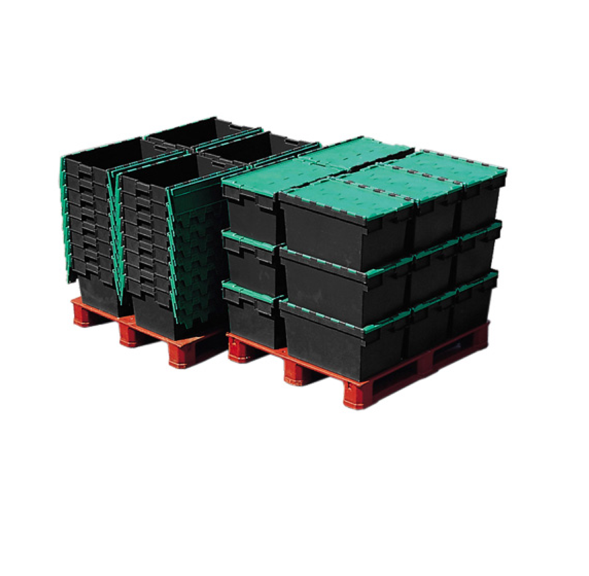 *Pallet of 80*  64L Attached Lid Container Original Totebox (600x400x365mm)