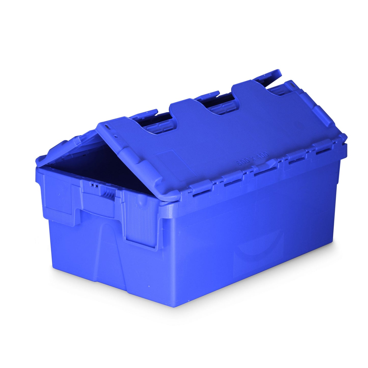 48 Litre  Attached Lid Container (600 x 400 x 264h mm)