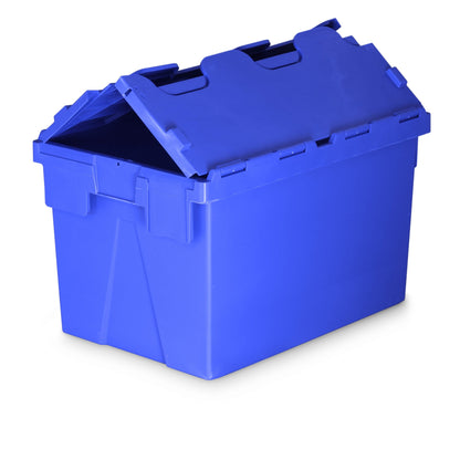 65 Litre Attached Lid Container (600 x 400 x 365h mm)