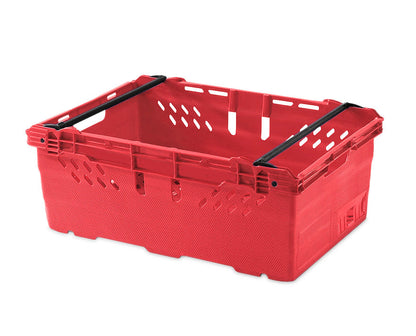 44L Heavy Duty Stacking & Nesting Crate Ventilated (600x400x253mm)