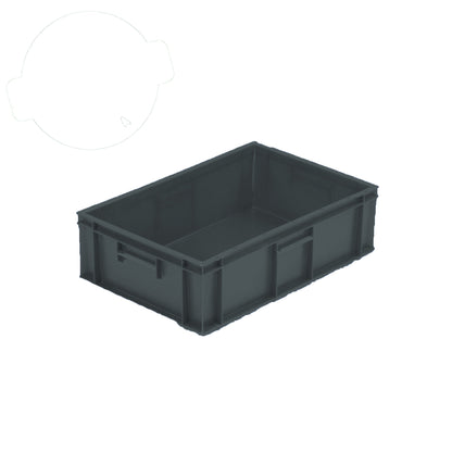 Original Totebox Medium Solid Euro Stacking Container 600x400mm Footprint