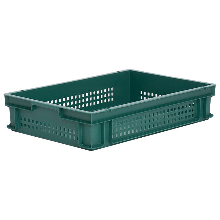 *Bundle of 15* 24L Perforated Euro Stacking Container (600l x 400w x 120h mm) - Various Colours Available