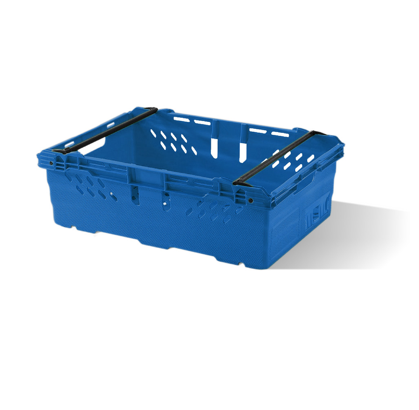 35L Heavy Duty Stacking & Nesting Crate Ventilated (600x400x199mm)