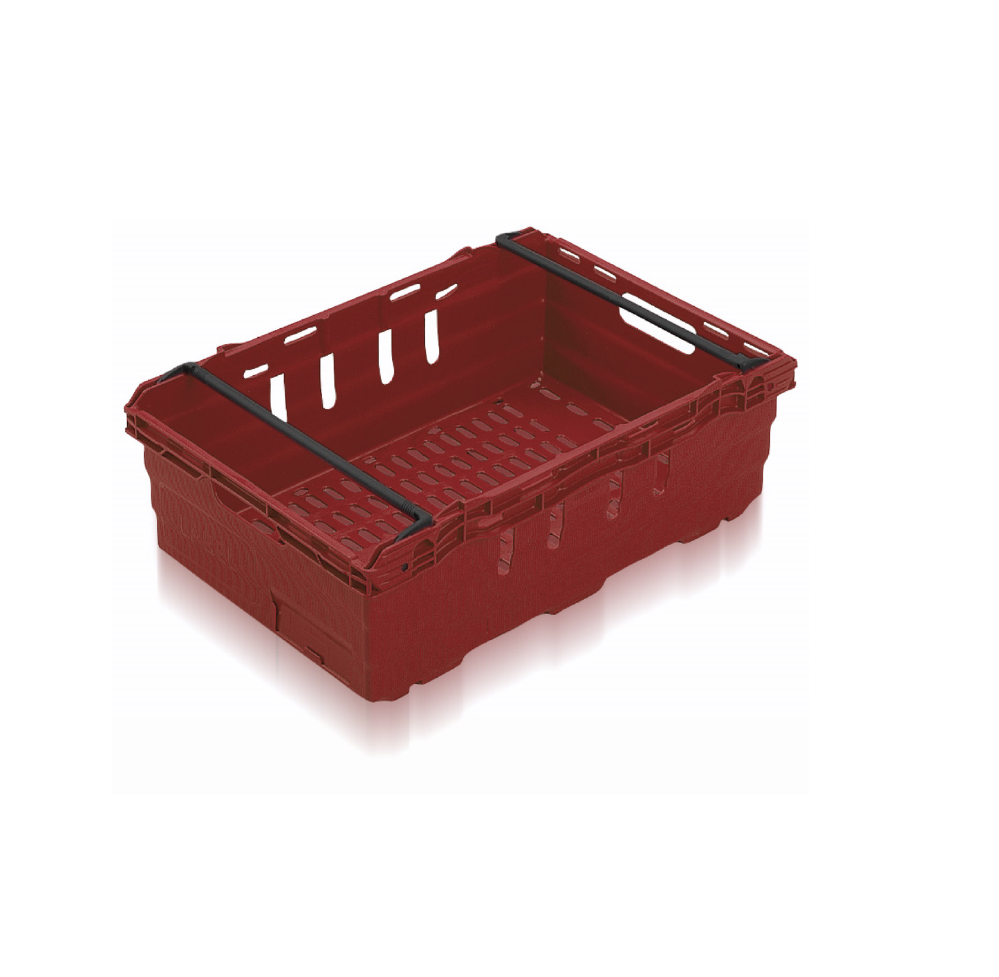 *Pallet of 200* 35L Heavy Duty Stacking & Nesting Crate Ventilated  (600x400x199mm)